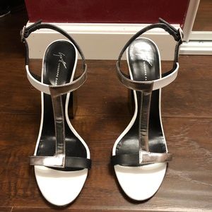 Giuseppe Zanotti Color Block Heels size 39.